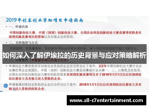 如何深入了解伊埃拉的历史背景与应对策略解析 如何深入了解伊埃拉的历史背景与应对策略解析