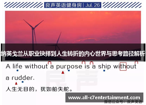 纳英戈兰从职业抉择到人生转折的内心世界与思考路径解析